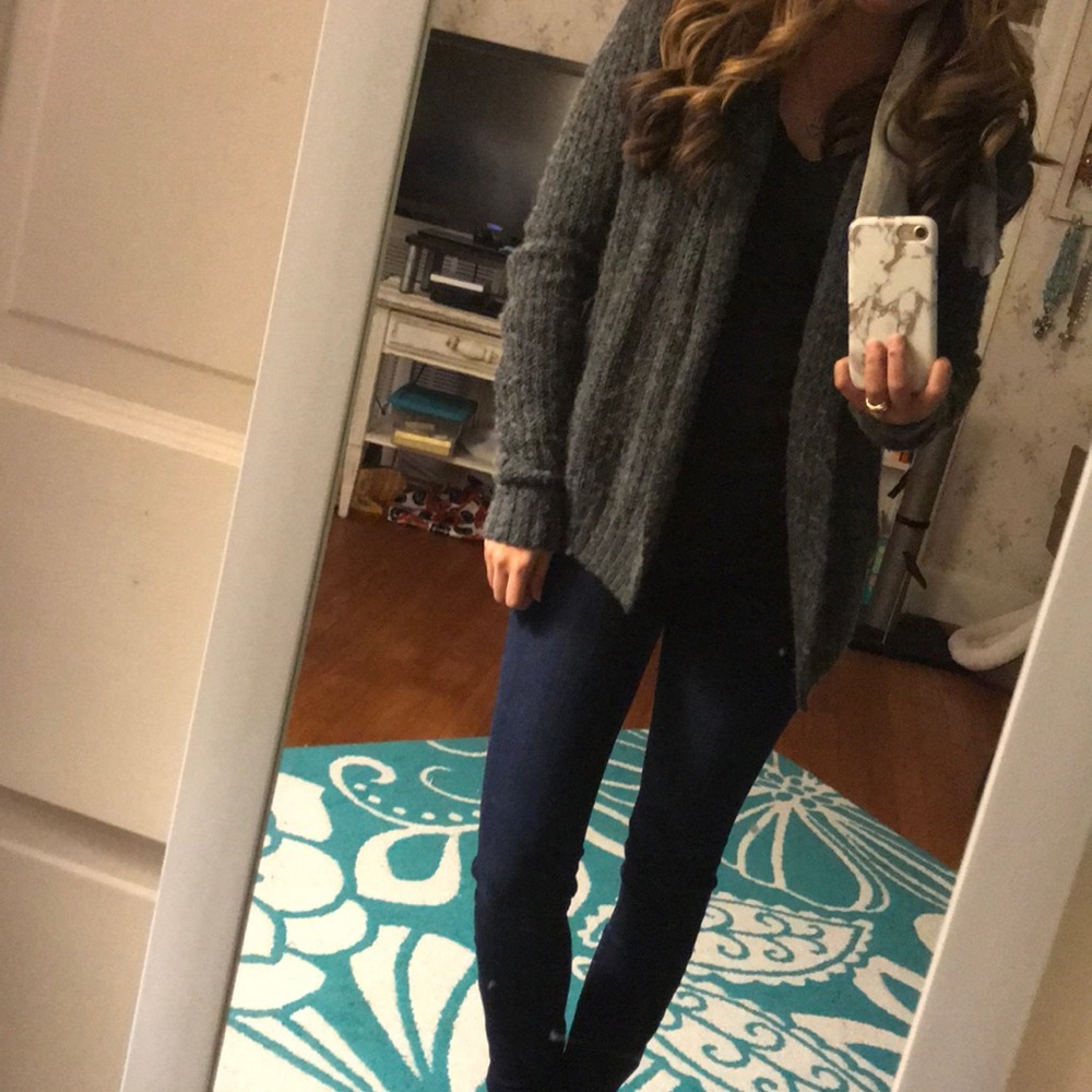 Gray Knit Sweater!